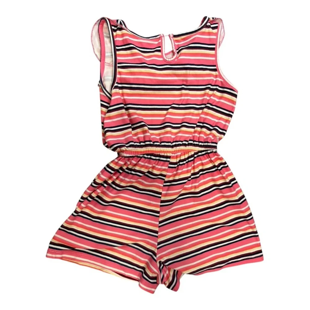 Striped Pink Kids Romper